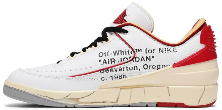 Off-white x air jordan 2 retro low sp dj4375-106: a fashion-forward sneaker