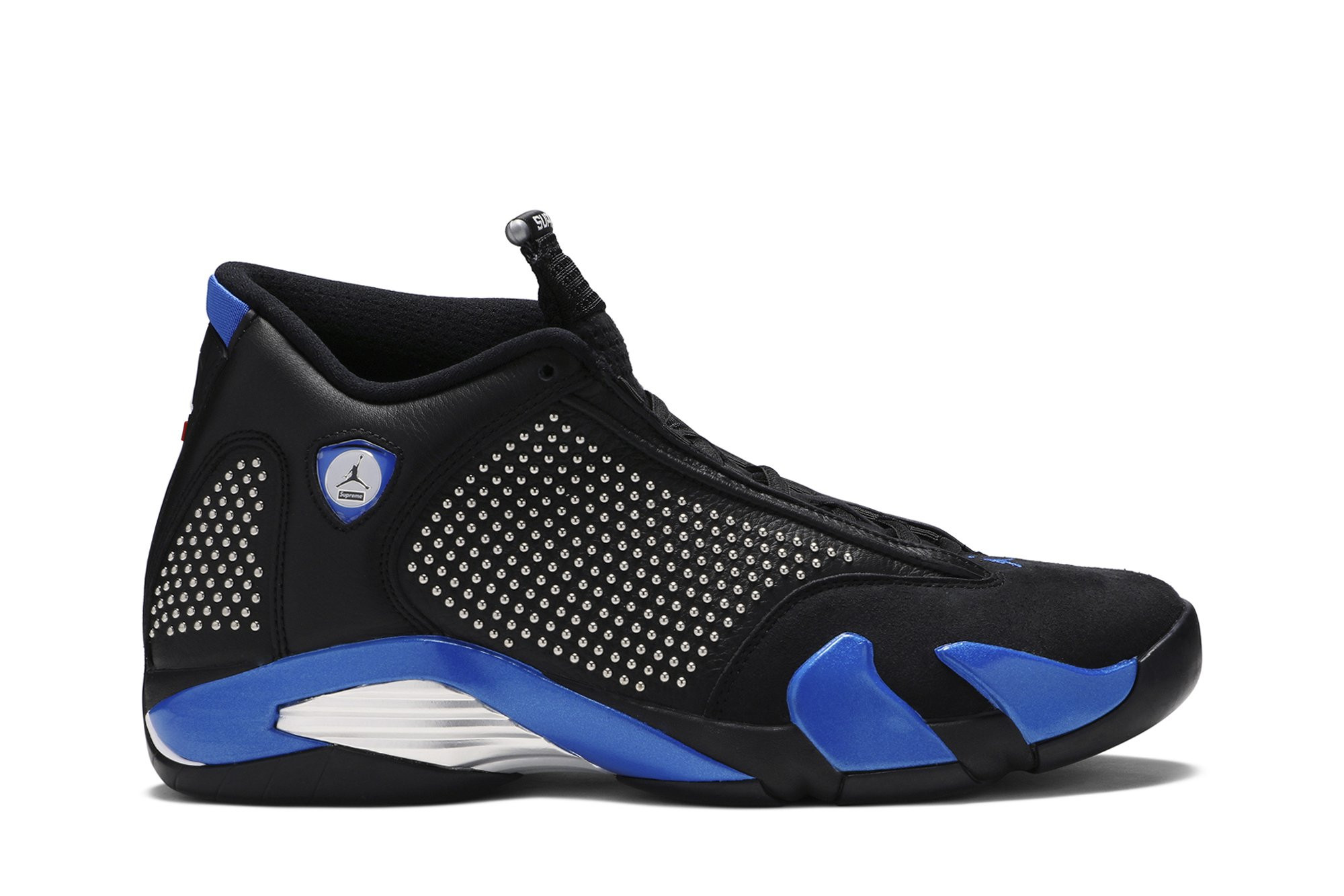 Supreme x Air Jordan 14 Retro 'Black Varsity Royal' BV7630-004