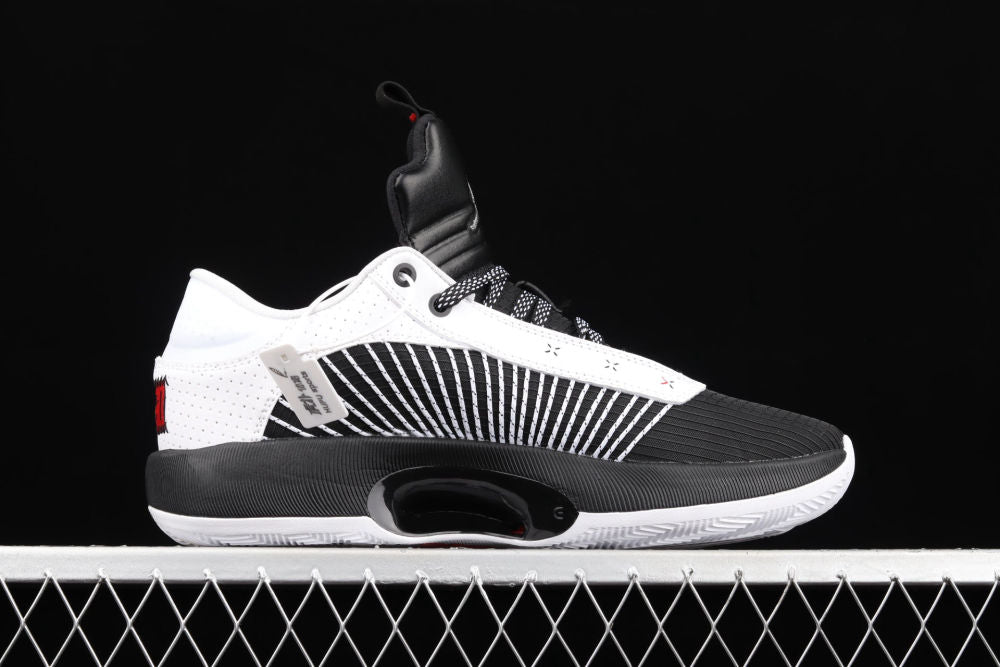 Fresh kicks: air jordan 35 low white black drops with sleek style and superior comfort