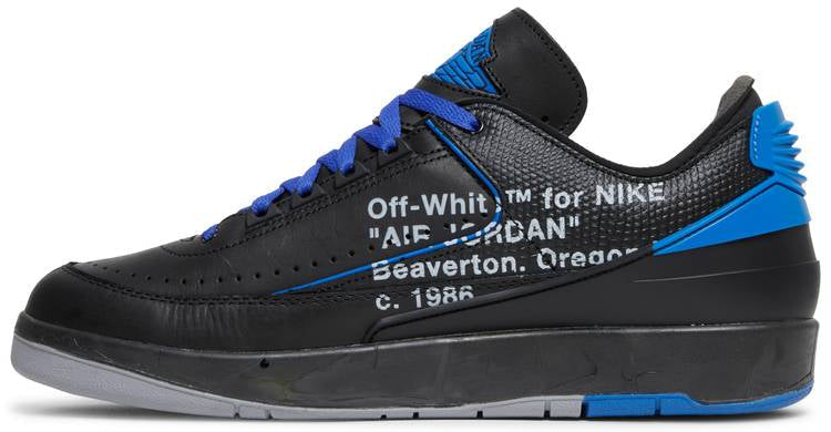 Upgrade your sneaker game with the off-white x air jordan 2 retro low sp black royal - available now!