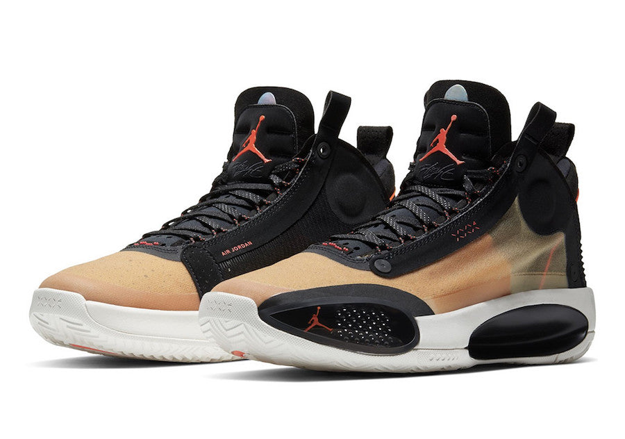 Step up your game with the air jordan 34 pf amber rise bq3381-800