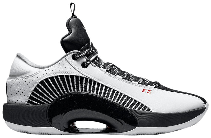 Fresh kicks: air jordan 35 low white black drops with sleek style and superior comfort